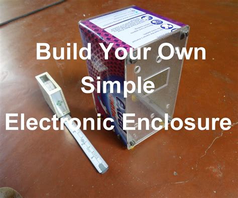 how to build an electrical enclosure|diy electronics enclosure.